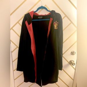 Harry Potter Gryffindor Robe/Sweatshirt Zip-up W/ Hood